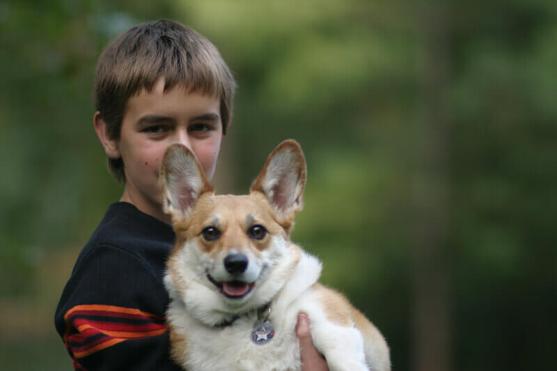 Boy and his dog